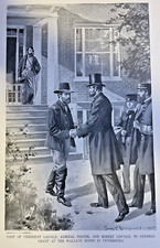 General Ulysses S. Grant Capture of Petersburg & Richmond illustrated picture