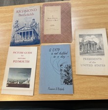 Vintage 1950s-60s American History Booklet Collection St Louis Illinois Signed picture