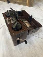 WW2 italian model 42 field phone excellent shape picture