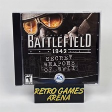 Battlefield 1942: Secret Weapons of WWII (PC CD-ROM) Jewel CIB COMPLETE picture