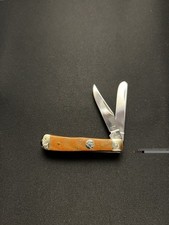 Case XX 2005 72154 Tiny Trapper Bois d'Arc Wood W/ Texas Shield, Scrolled W/#107 picture