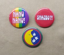 Mork & Mindy 3 Repro Buttons 1.25