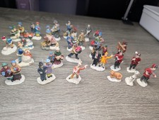 Cobblestone Corners Christmas Village Townspeople Figurines Lot 18pc picture