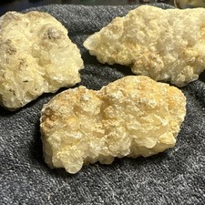 RARE Terminated Calcite Mineral Specimens Lot of 3 - Unknown Location - ≈ 1.5lbs picture