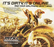 Vintage 2004 MTX Mototrax Original Print Ad PS2 Video Game 20x27cm GPM 188 picture