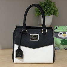 Loungefly x Disney Mickey & Minnie Mouse - Debossed Handbag w/ Crossbody Strap picture