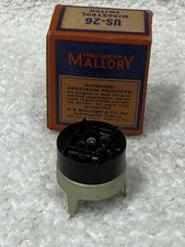 NOS Vintage Mallory US26 Midgetrol Power Switch for Radio Stereo picture