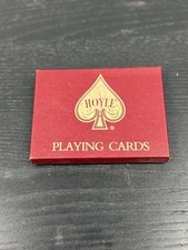 Vintage Hoyle Playing Cards Sealed Double Deck Gift Set Antique Art Box picture