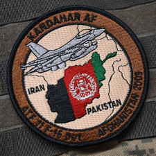 KANDAHAR AF F-16 vêlkrö PATCH: NATO AIR TASK FORCE ATF 11 DET. AFGHANISTAN 2009 picture