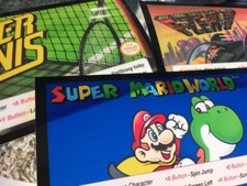 Nintendo Super System Reproduction Marquees - Super Mario World, F-Zero + more picture