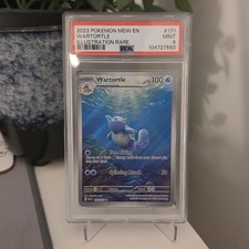 Wartortle 171/165 PSA 9 Pokémon 151 Illustration Rare English 2023 picture