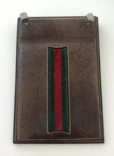 Vintage Gucci Stripe Desk Calendar Tablet 1970s Authentic made in Italy scarce picture