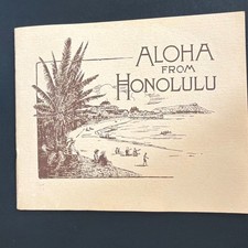 Aloha From Honolulu a Booklet of Original Photographs of Old Hawaii picture