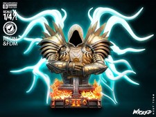 1:8 Tyrael Diablo Fan Art UNPAINTED Resin Portrait Bust Garage Kit picture