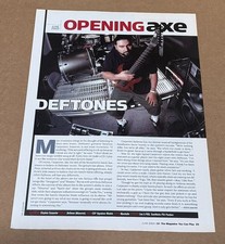 STEPHEN CARPENTER of THE DEFTONES - 2003 - Music Print Ad Photo Article picture
