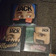 PC Games You Don't Know Jack Lot of 3 - Sports Movies TV Family Fun picture