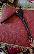 ** AWESOME VINTAGE MAORI WAR AXE CEREMONY AXE VERY NICE HTF COLLECTORS ITEM  ** picture