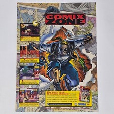Comix Zone Sega Genesis Panel by Panel Print Ad/Poster Promo Art picture