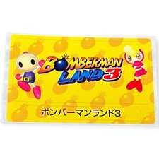 Sony PlayStation 2 PS2 Bomberman Land 3 Hudson Soft Official Memory Card Sticker picture