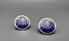 TWO VINTAGE 1986 MASONIC HOME CONCERN COMPASSION CARE LAPEL PINS - A433 picture
