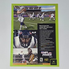 NFL Fever 2003 Xbox Take a Number Print Ad/Poster Promo Art picture