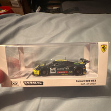 Tarmac Works 1:64 Ferrari 488 GT3 Gulf 12h 2019 #46 Diecast Model Car picture