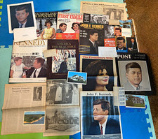 Vintage JFK life/ memorial lot. picture