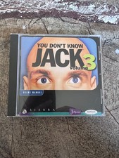YOU DON'T KNOW JACK Volume 3 PC Video Game Trivia Quiz Multiplayer picture