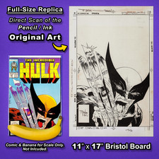 INCREDIBLE HULK #340 Iconic Cover Art 🔥 TODD McFARLANE Replica Original Art 🔥 picture