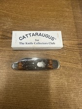 CATTARAUGUS CM-14 1989 3 Blade Folding Pocket Knife picture
