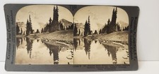 Stereoview Card Indian Henry's Hunting Ground Mt Rainier Keystone View Company picture