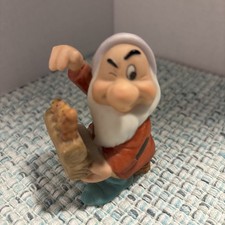 DISNEY Grumpy Dwarf Figurine Porcelain 3