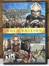 Medieval II Gold Edition Total War Total War Kingdoms PC DVD 2 Discs Works picture