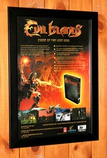 Evil Islands Curse of the Lost Soul Vintage mini Promo Poster / Ad Page Framed picture