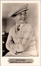 VINTAGE JACKIE COOGAN RPPC POSTCARD Child Actor Hollywood Star Photo picture