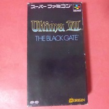 Ultima VII 7: The Black Gate Boxed Nintendo Super Famicom SFC from Japan Rank B picture