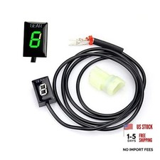 Motorcycle Gear Indicator, Gear Shift Indicator LED Display, Digital Green picture
