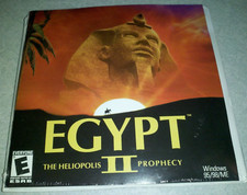 CD-ROM: Egypt 1 Tomb of the Pharoah & 2 Heliopolis Prophecy (CD + Manuals Only) picture
