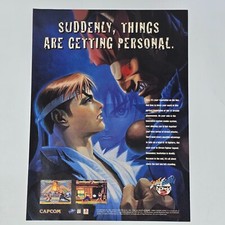 Street Fighter Alpha 2 Sega Saturn Sony PS1 Personal Print Ad/Poster Promo Art picture