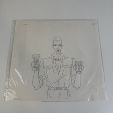 Aeon Flux Original 90s Production Drawing Animation Art Trevor ￼ picture