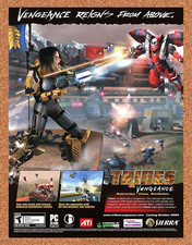 2004 Tribes Vengeance PC Original Advertisement / Retro Promo v1 picture