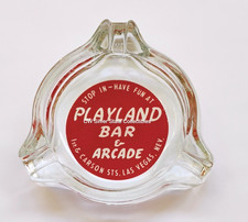 1940's-50's Playland Bar Arcade Casino Ashtray 1St &Carson Downtown Las Vegas NV picture