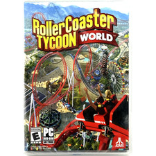 ROLLER COASTER TYCOON WORLD (2016) Windows 7 PC - NEW Unopened picture