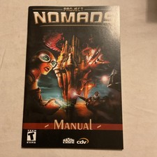 Project Nomads REPLACEMENT PC Game Manual Pre Owned Vintage 2002 picture