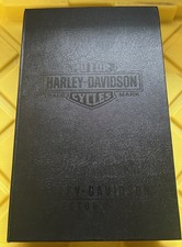 Lot of 96 WIDE PRINT Harley Davidson Poker Chips with Leatherette Display Book picture