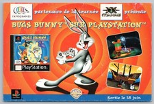 Bugs Bunny Lost in Time PlayStation PS1 Game French Advertising Postcard 1999 picture