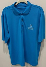 ST ANDREWS LINKS The Old Course - Bobby Jones Golf Shirt - Men's Large - Blue picture