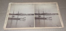 AC Platt Ohio Stereoview Put-In-Bay House from Gibralter Ships Pearl Paddlewheel picture