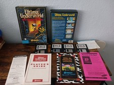Ultima Underworld Stygian Abyss PC Game Big Box 1992 Origin 3.5 Floppy Disk picture