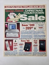 1989 Radio Shack Christmas Catalog Tandy 1000 HX SL TL2 Toys 12 Pages Ad picture